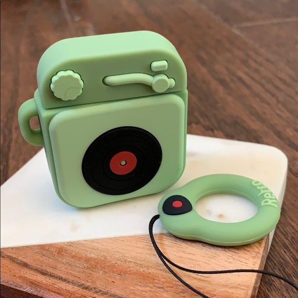 Retro Record Player AirPod Case - Picture 2 of 5